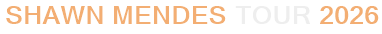 Shawn Mendes Tour 2026